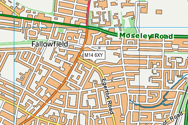 M14 6XY map - OS VectorMap District (Ordnance Survey) M14 6XY map - OS VectorMap District (Ordnance Survey)
