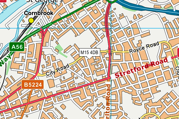 M15 4DB map - OS VectorMap District (Ordnance Survey) M15 4DB map - OS VectorMap District (Ordnance Survey)