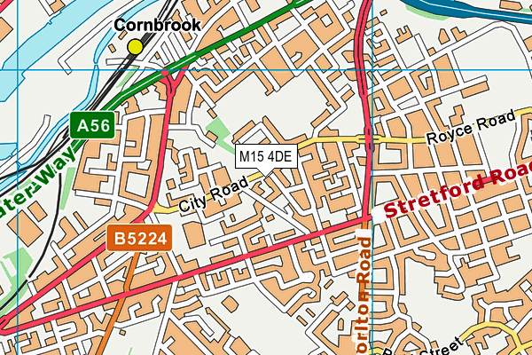 M15 4DE map - OS VectorMap District (Ordnance Survey) M15 4DE map - OS VectorMap District (Ordnance Survey)