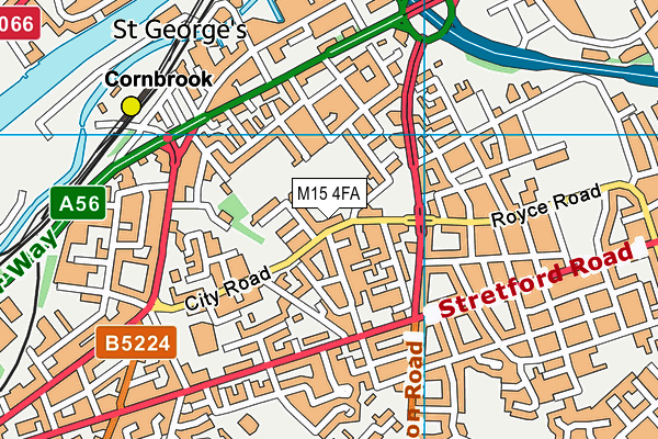 M15 4FA map - OS VectorMap District (Ordnance Survey) M15 4FA map - OS VectorMap District (Ordnance Survey)