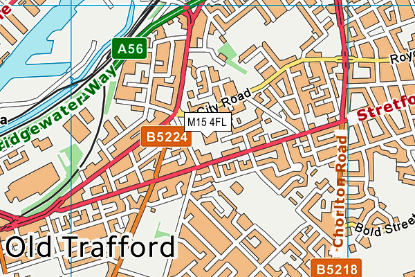 M15 4FL map - OS VectorMap District (Ordnance Survey) M15 4FL map - OS VectorMap District (Ordnance Survey)
