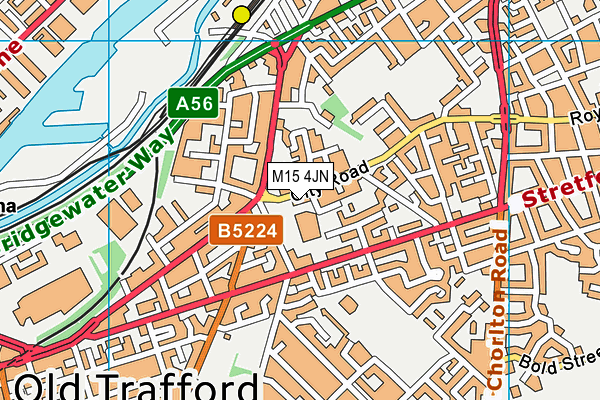 M15 4JN map - OS VectorMap District (Ordnance Survey) M15 4JN map - OS VectorMap District (Ordnance Survey)