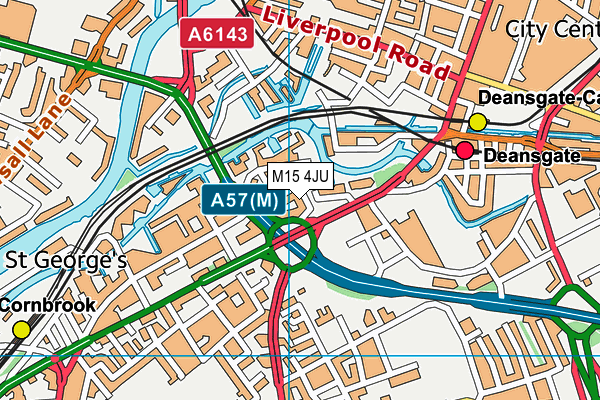 M15 4JU map - OS VectorMap District (Ordnance Survey) M15 4JU map - OS VectorMap District (Ordnance Survey)
