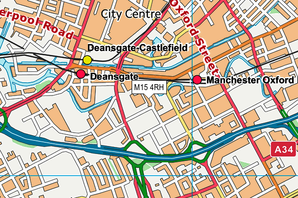 M15 4RH map - OS VectorMap District (Ordnance Survey) M15 4RH map - OS VectorMap District (Ordnance Survey)