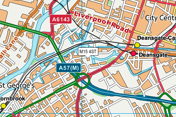M15 4ST map - OS VectorMap District (Ordnance Survey) M15 4ST map - OS VectorMap District (Ordnance Survey)