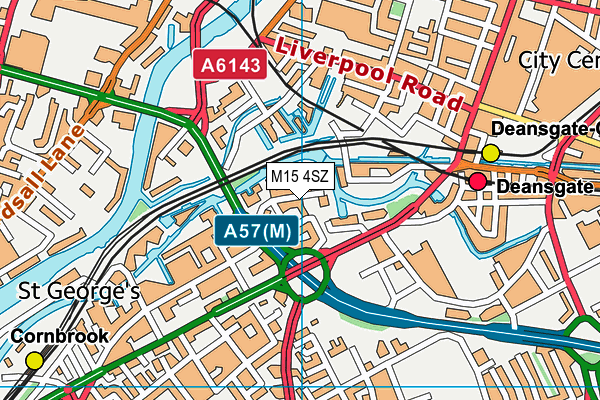 M15 4SZ map - OS VectorMap District (Ordnance Survey) M15 4SZ map - OS VectorMap District (Ordnance Survey)