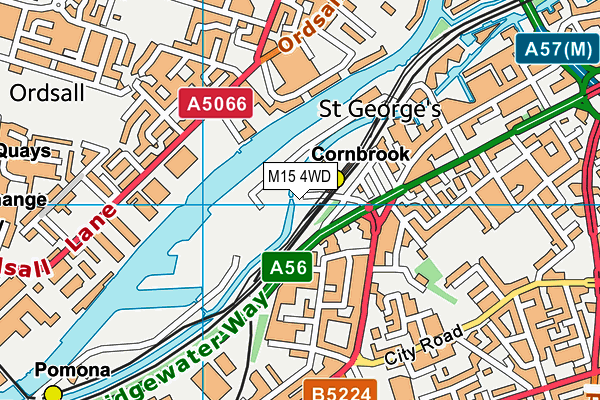 M15 4WD map - OS VectorMap District (Ordnance Survey) M15 4WD map - OS VectorMap District (Ordnance Survey)