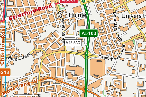 M15 5AQ map - OS VectorMap District (Ordnance Survey) M15 5AQ map - OS VectorMap District (Ordnance Survey)