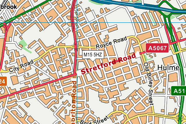 M15 5HZ map - OS VectorMap District (Ordnance Survey) M15 5HZ map - OS VectorMap District (Ordnance Survey)