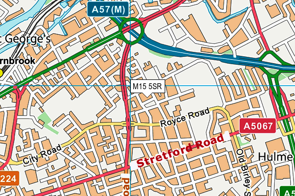 M15 5SR map - OS VectorMap District (Ordnance Survey) M15 5SR map - OS VectorMap District (Ordnance Survey)