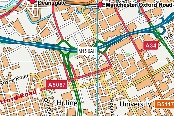M15 6AH map - OS VectorMap District (Ordnance Survey) M15 6AH map - OS VectorMap District (Ordnance Survey)