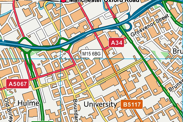 M15 6BG map - OS VectorMap District (Ordnance Survey) M15 6BG map - OS VectorMap District (Ordnance Survey)