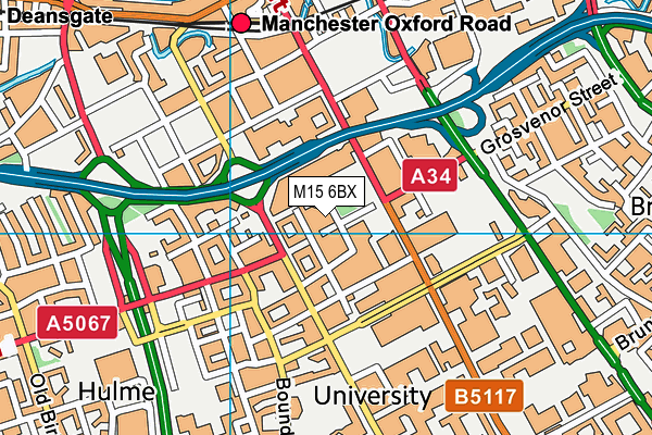 M15 6BX map - OS VectorMap District (Ordnance Survey) M15 6BX map - OS VectorMap District (Ordnance Survey)