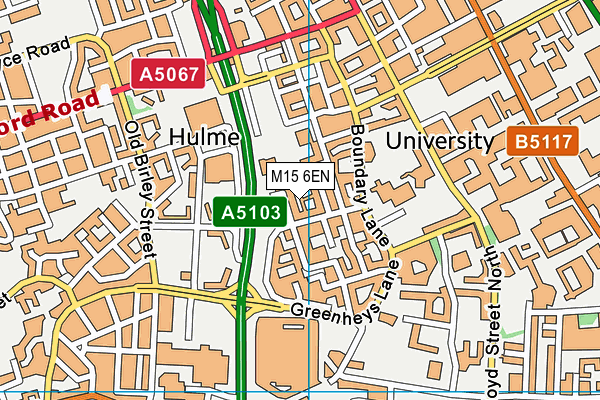 M15 6EN map - OS VectorMap District (Ordnance Survey) M15 6EN map - OS VectorMap District (Ordnance Survey)