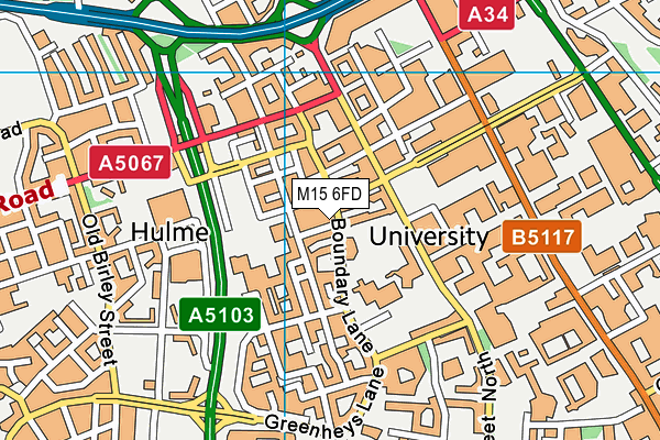 M15 6FD map - OS VectorMap District (Ordnance Survey) M15 6FD map - OS VectorMap District (Ordnance Survey)