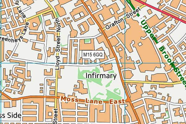 M15 6GQ map - OS VectorMap District (Ordnance Survey) M15 6GQ map - OS VectorMap District (Ordnance Survey)