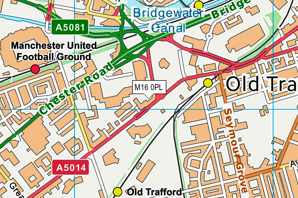 M16 0PL map - OS VectorMap District (Ordnance Survey) M16 0PL map - OS VectorMap District (Ordnance Survey)