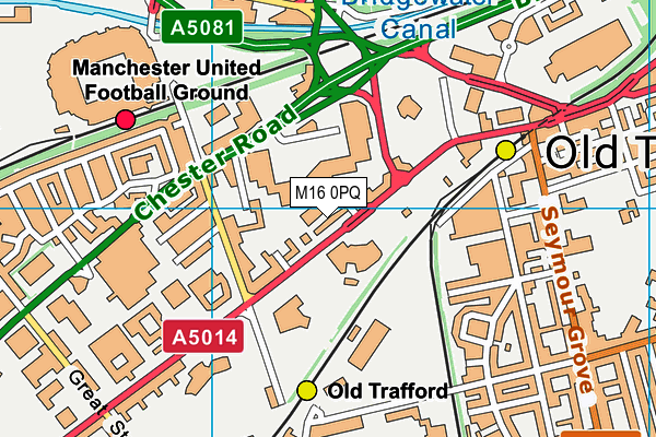 M16 0PQ map - OS VectorMap District (Ordnance Survey) M16 0PQ map - OS VectorMap District (Ordnance Survey)