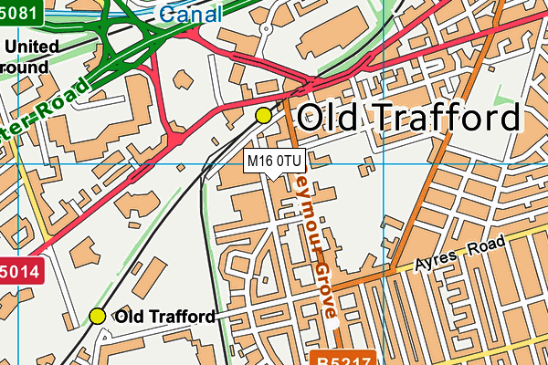 M16 0TU map - OS VectorMap District (Ordnance Survey) M16 0TU map - OS VectorMap District (Ordnance Survey)