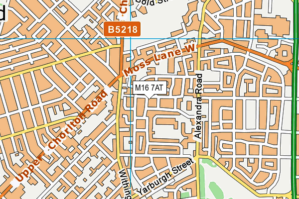 M16 7AT map - OS VectorMap District (Ordnance Survey) M16 7AT map - OS VectorMap District (Ordnance Survey)