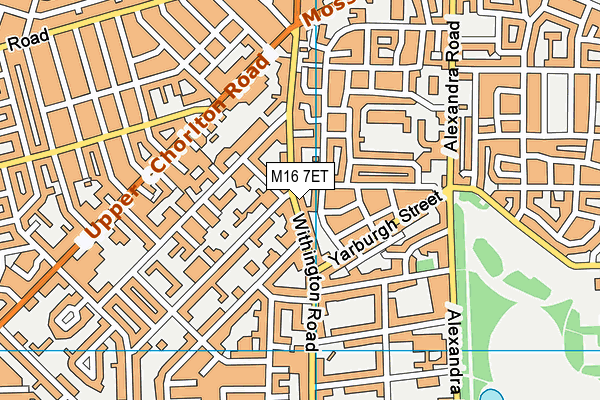 M16 7ET map - OS VectorMap District (Ordnance Survey) M16 7ET map - OS VectorMap District (Ordnance Survey)