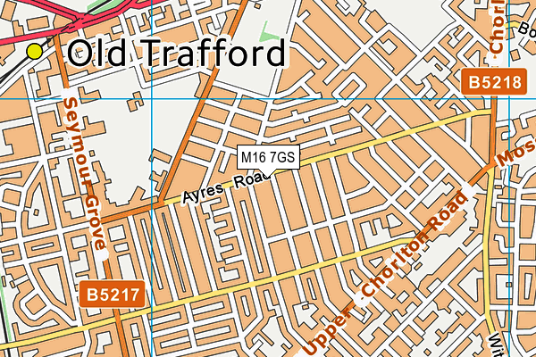 M16 7GS map - OS VectorMap District (Ordnance Survey) M16 7GS map - OS VectorMap District (Ordnance Survey)