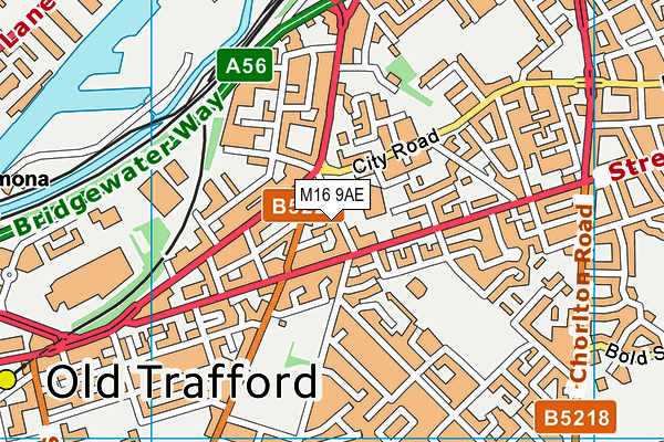 M16 9AE map - OS VectorMap District (Ordnance Survey) M16 9AE map - OS VectorMap District (Ordnance Survey)