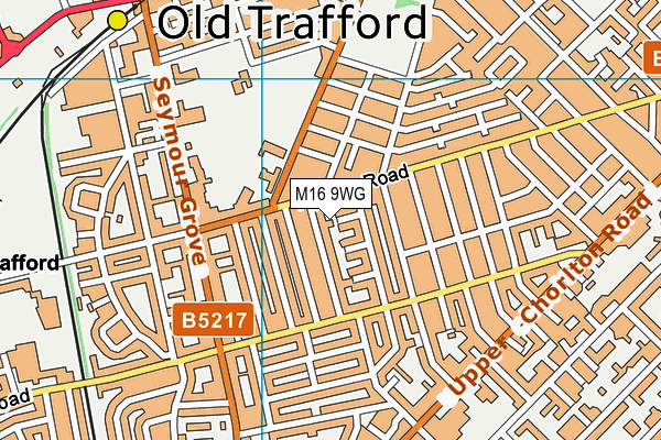 M16 9WG map - OS VectorMap District (Ordnance Survey) M16 9WG map - OS VectorMap District (Ordnance Survey)