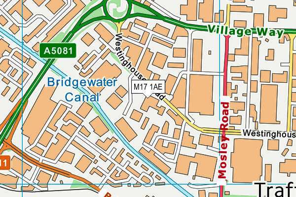 M17 1AE map - OS VectorMap District (Ordnance Survey) M17 1AE map - OS VectorMap District (Ordnance Survey)