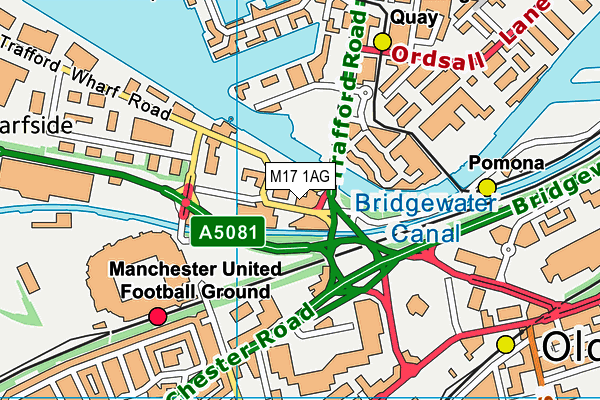 M17 1AG map - OS VectorMap District (Ordnance Survey) M17 1AG map - OS VectorMap District (Ordnance Survey)