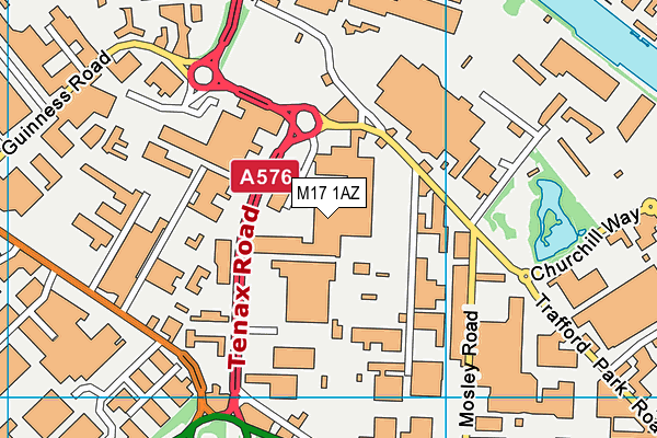 M17 1AZ map - OS VectorMap District (Ordnance Survey) M17 1AZ map - OS VectorMap District (Ordnance Survey)
