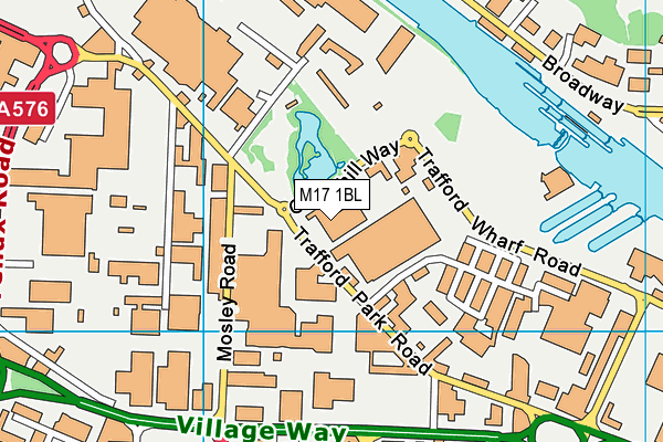 M17 1BL map - OS VectorMap District (Ordnance Survey) M17 1BL map - OS VectorMap District (Ordnance Survey)