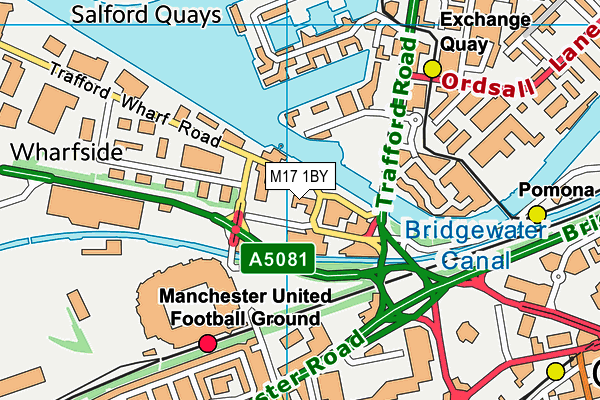 M17 1BY map - OS VectorMap District (Ordnance Survey) M17 1BY map - OS VectorMap District (Ordnance Survey)