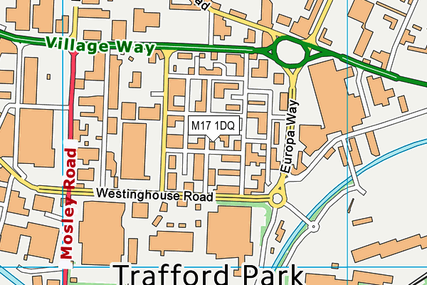 M17 1DQ map - OS VectorMap District (Ordnance Survey) M17 1DQ map - OS VectorMap District (Ordnance Survey)