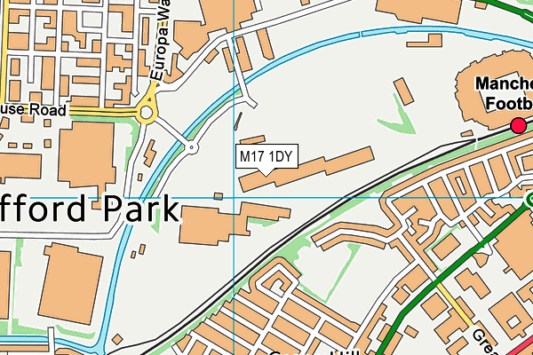 M17 1DY map - OS VectorMap District (Ordnance Survey) M17 1DY map - OS VectorMap District (Ordnance Survey)