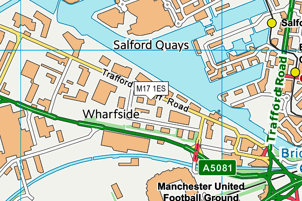 M17 1ES map - OS VectorMap District (Ordnance Survey) M17 1ES map - OS VectorMap District (Ordnance Survey)