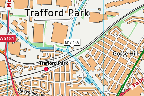 M17 1FA map - OS VectorMap District (Ordnance Survey) M17 1FA map - OS VectorMap District (Ordnance Survey)
