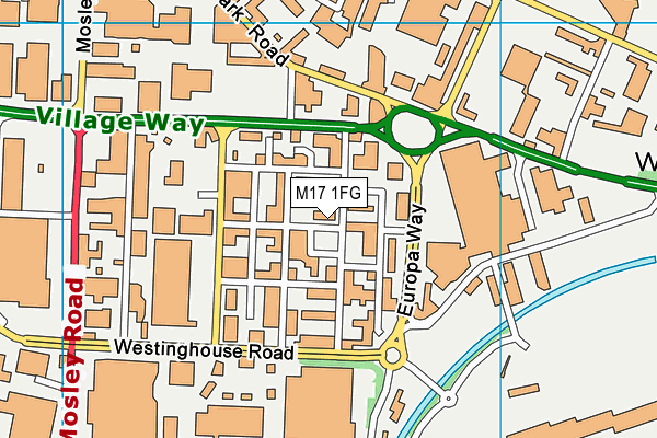 M17 1FG map - OS VectorMap District (Ordnance Survey) M17 1FG map - OS VectorMap District (Ordnance Survey)