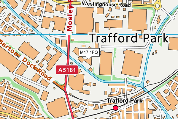 M17 1FQ map - OS VectorMap District (Ordnance Survey) M17 1FQ map - OS VectorMap District (Ordnance Survey)