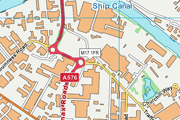 M17 1FR map - OS VectorMap District (Ordnance Survey) M17 1FR map - OS VectorMap District (Ordnance Survey)