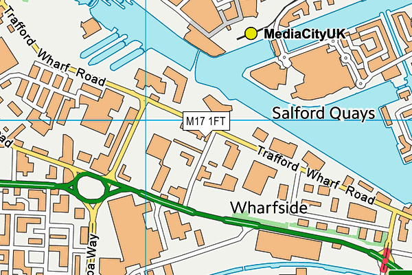 M17 1FT map - OS VectorMap District (Ordnance Survey) M17 1FT map - OS VectorMap District (Ordnance Survey)