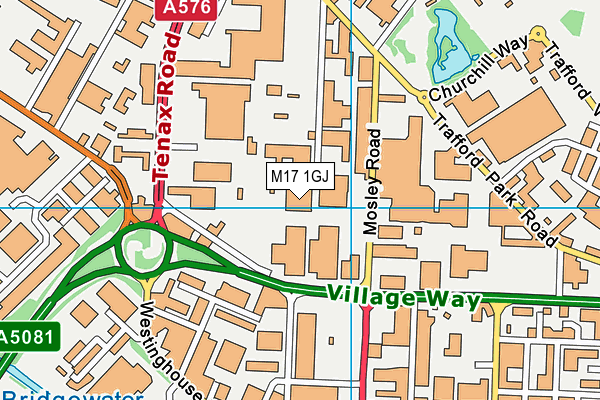 M17 1GJ map - OS VectorMap District (Ordnance Survey) M17 1GJ map - OS VectorMap District (Ordnance Survey)