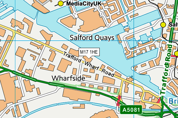 M17 1HE map - OS VectorMap District (Ordnance Survey) M17 1HE map - OS VectorMap District (Ordnance Survey)