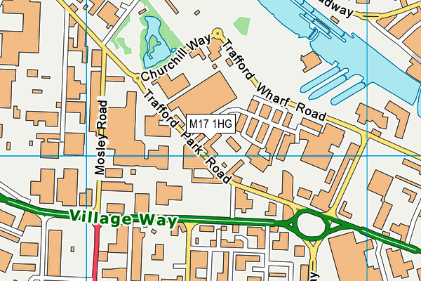 M17 1HG map - OS VectorMap District (Ordnance Survey) M17 1HG map - OS VectorMap District (Ordnance Survey)