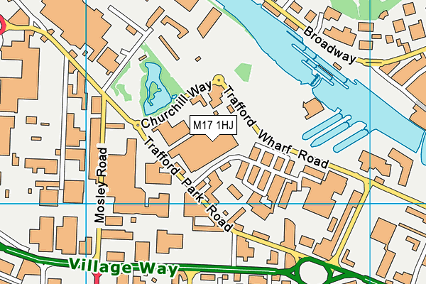 M17 1HJ map - OS VectorMap District (Ordnance Survey) M17 1HJ map - OS VectorMap District (Ordnance Survey)