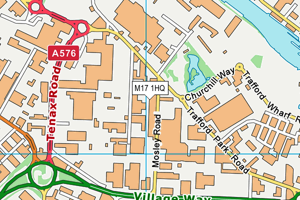 M17 1HQ map - OS VectorMap District (Ordnance Survey) M17 1HQ map - OS VectorMap District (Ordnance Survey)