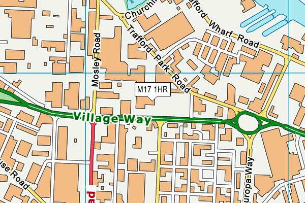 M17 1HR map - OS VectorMap District (Ordnance Survey) M17 1HR map - OS VectorMap District (Ordnance Survey)