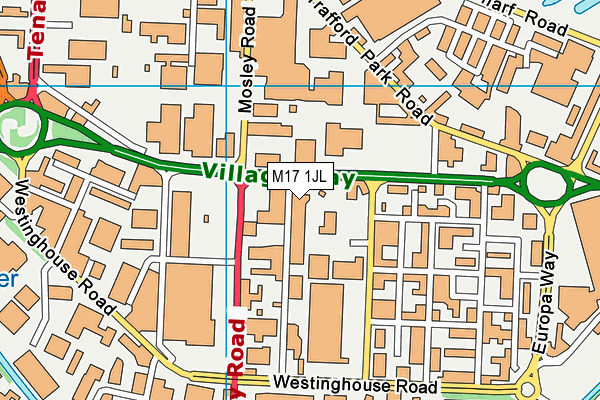 M17 1JL map - OS VectorMap District (Ordnance Survey) M17 1JL map - OS VectorMap District (Ordnance Survey)
