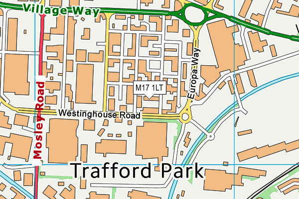 M17 1LT map - OS VectorMap District (Ordnance Survey) M17 1LT map - OS VectorMap District (Ordnance Survey)