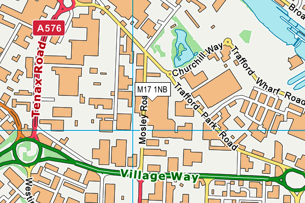 M17 1NB map - OS VectorMap District (Ordnance Survey) M17 1NB map - OS VectorMap District (Ordnance Survey)